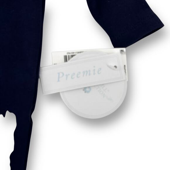 Edgehill Collection Preemie Baby Boy Coverall Lot Smocked Embroidered Dog - Picture 5 of 11